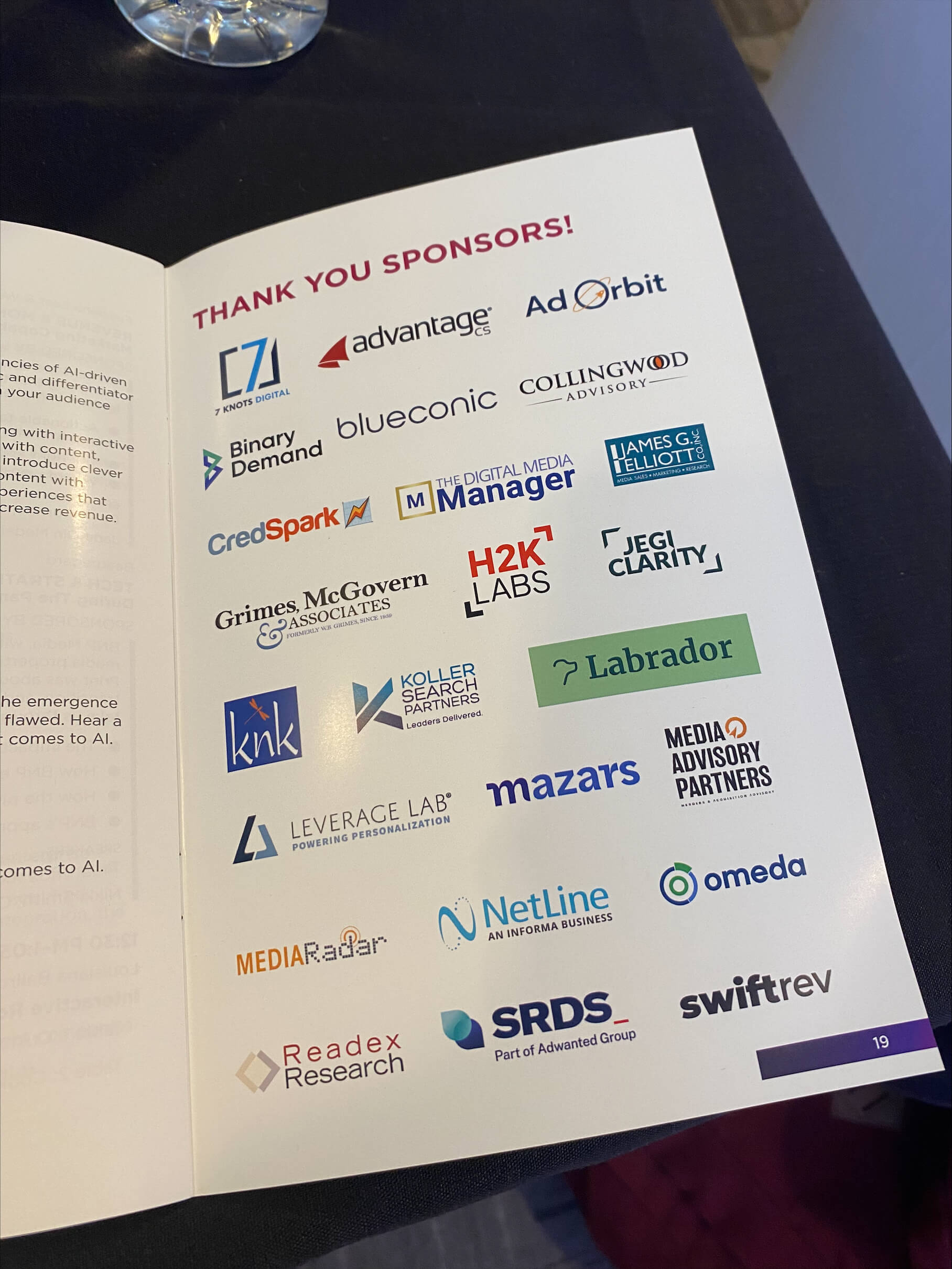 BIMS Sponsors